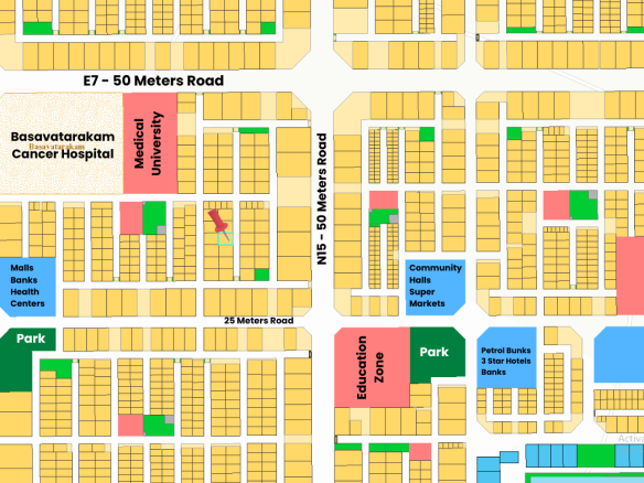 open plots near Basavatarakam Cancer Hospital