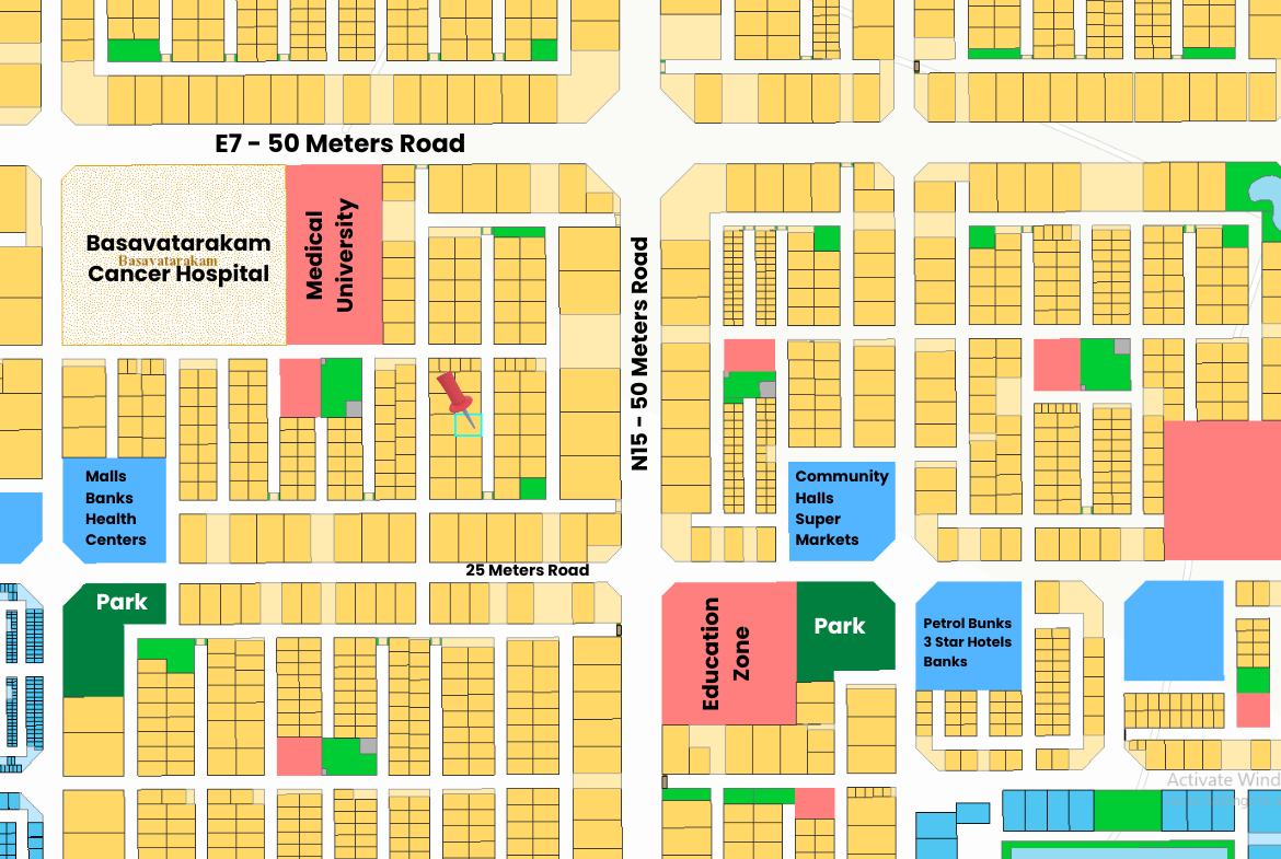 open plots near Basavatarakam Cancer Hospital