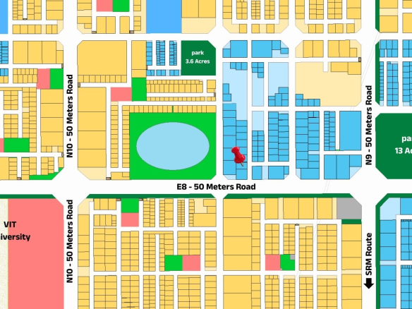 1110 Sq Yards Commercial Plot for Sale near VIT University