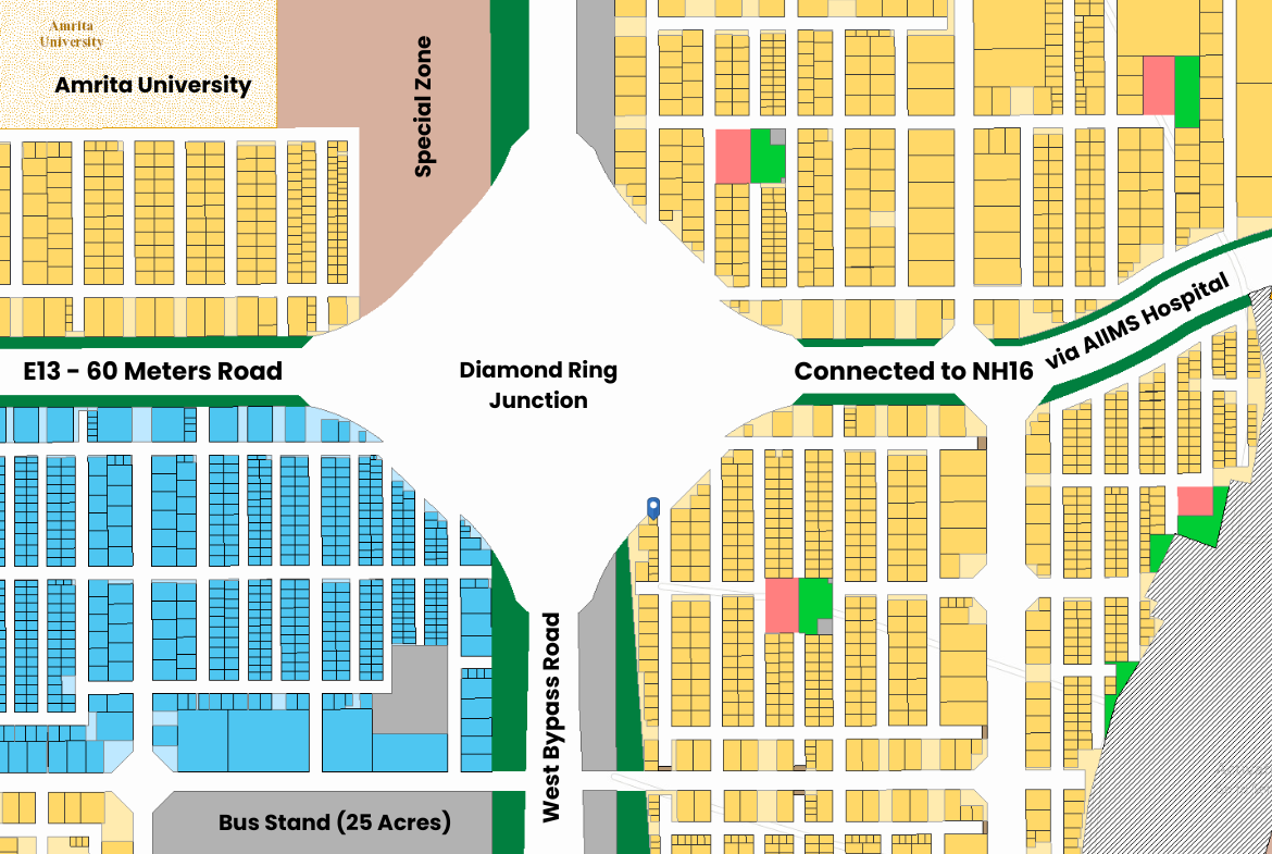150 Sq Yards Residential Plot for Sale in Nowlur Amaravati