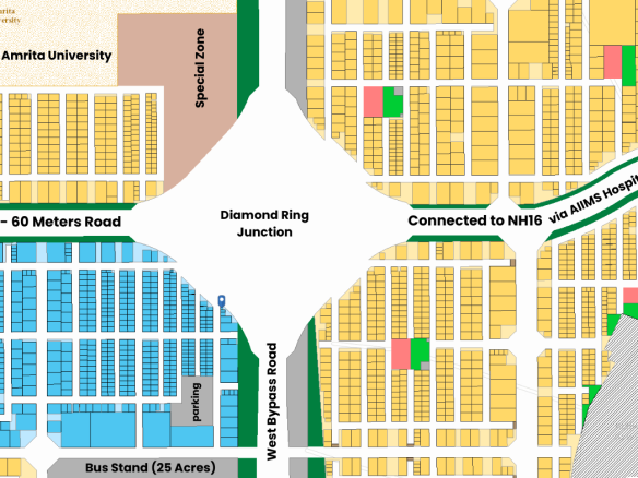 60 Sq Yards Commercial Plot in Nowlur Westbypass