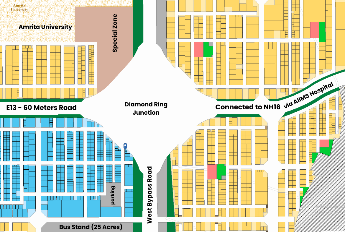 60 Sq Yards Commercial Plot in Nowlur Westbypass