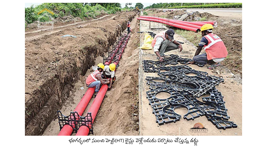 Open Plots in Amaravati - Underground Power Drives Big Value Surge
