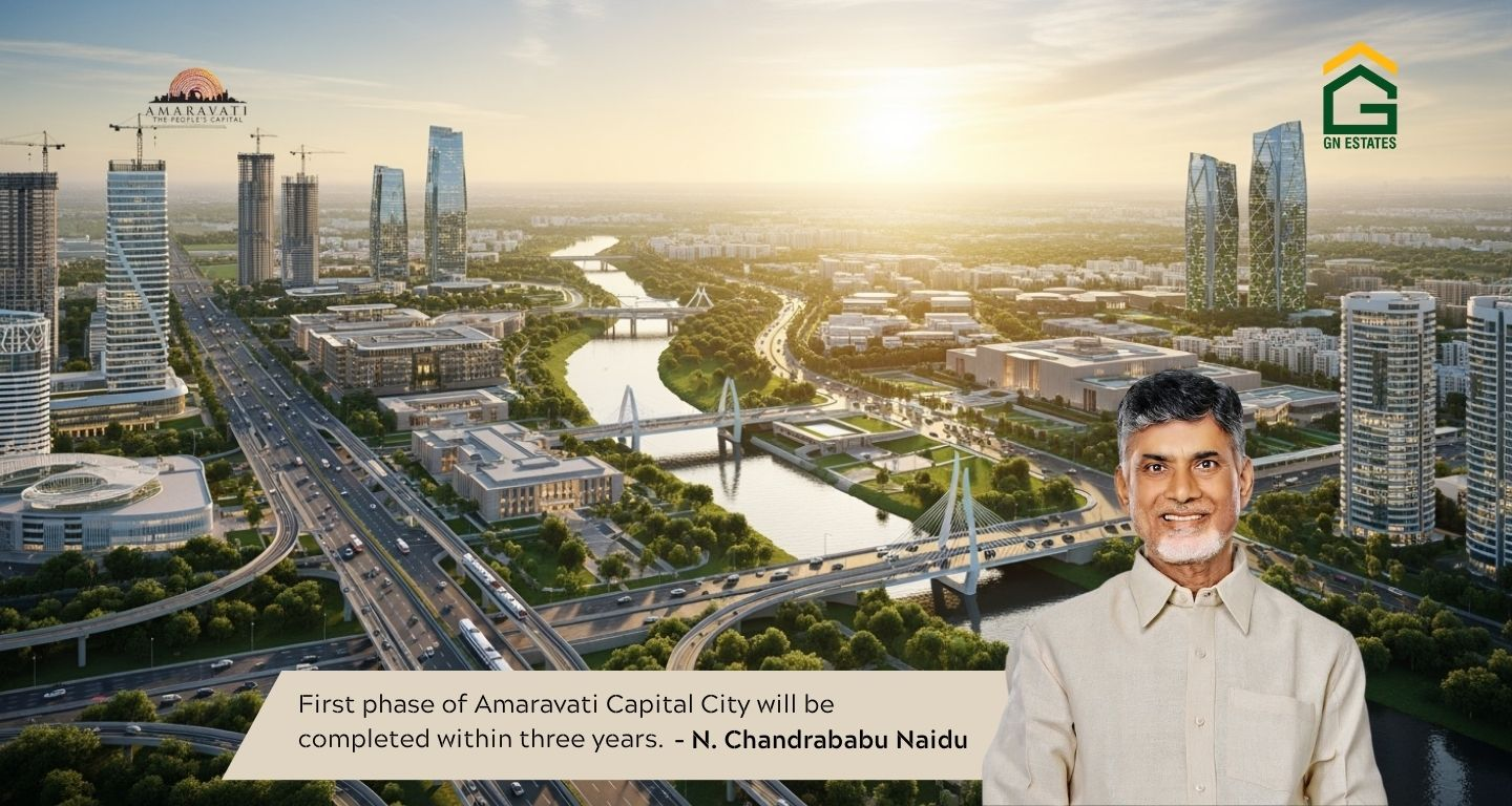 Amaravati First Phase in 3 Years