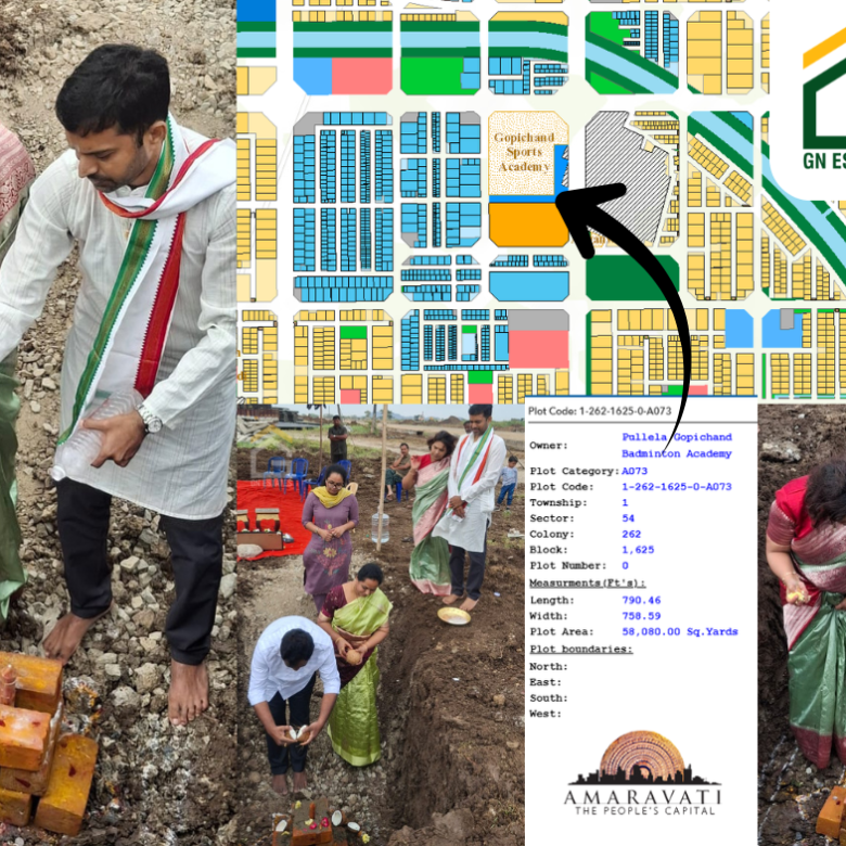 Pullela Gopichand Badminton Academy Ushers in a Landmark Breakthrough for Amaravati Sports City with Its Groundbreaking Ceremony