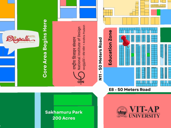Commercial Plots at Vit University -NID - 250 Sq Yards Commercial Plot