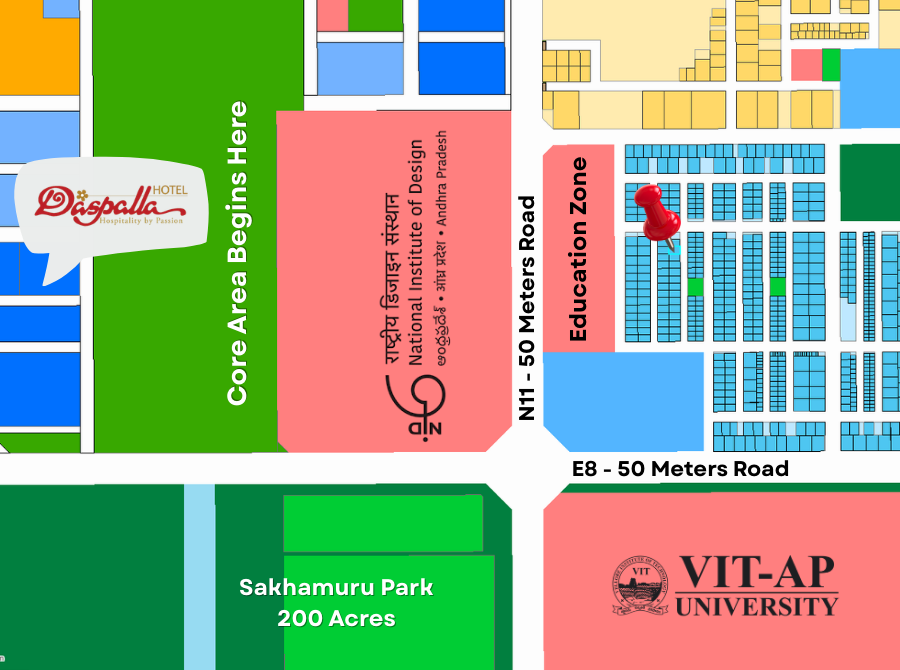 Commercial Plots at Vit University -NID - 250 Sq Yards Commercial Plot