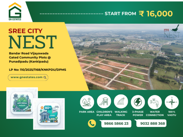 CRDA Approved Plots at Kankipadu and CRDA Approved Plots at Punadipadu