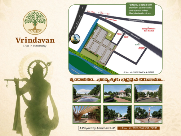 Villa Plots in Gollapudi - Vrindavan Gated Community Gollapudi