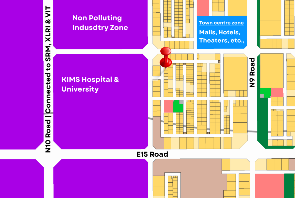 450 sq yards west facing residential plot for sale in Nidamarru