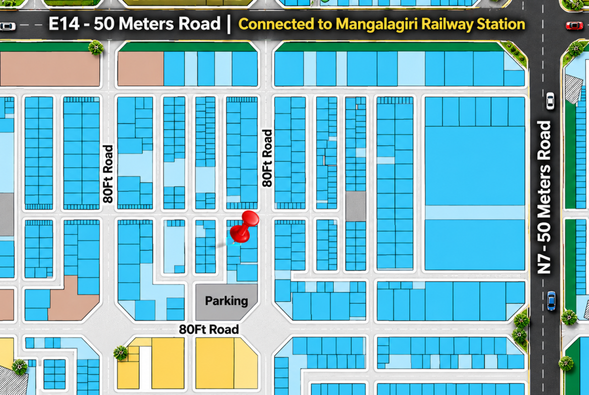 270 Sq Yards Commercial Plot in Nidamarru